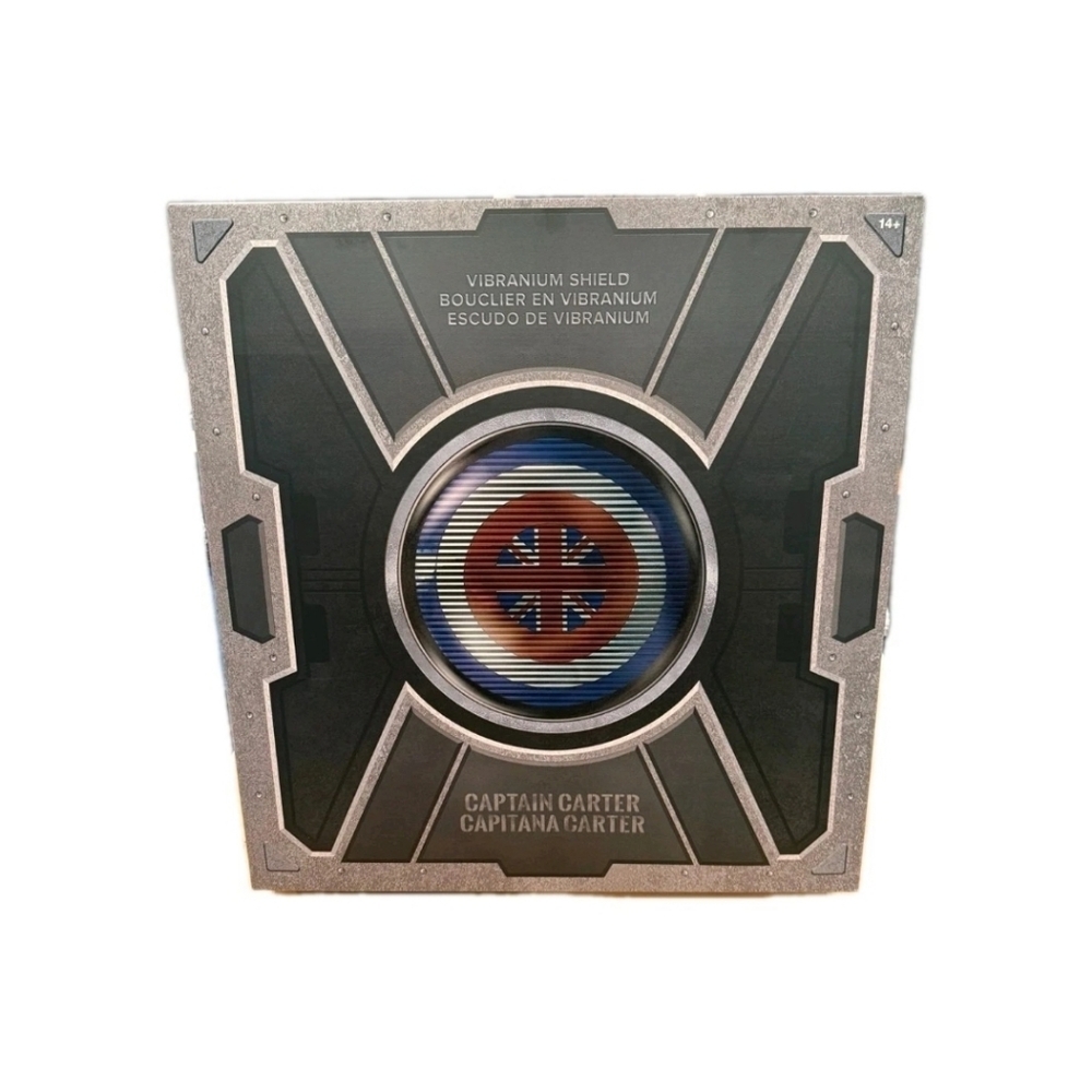 Disney Parks Marvel Captain Carter Vibranium Shield with Carrying Case New